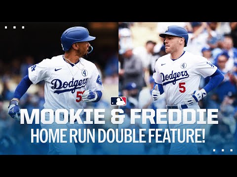 Mookie Betts and Freddie Freeman both homer in the 1st inning!