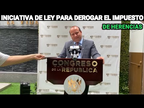 CRISTIAN ALVAREZ PRESENTA INICIATIVA DE LEY PARA DEROGAR EL IMPUESTO DE HERENCIAS, GUATEMALA.