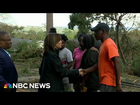 Biden, Harris tour storm-ravaged regions in the Southeast