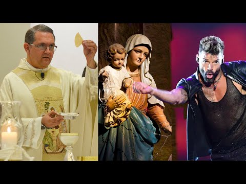 Sacerdote responde a Ricky Martin: La Virgen María no le prestó su vientre a Dios