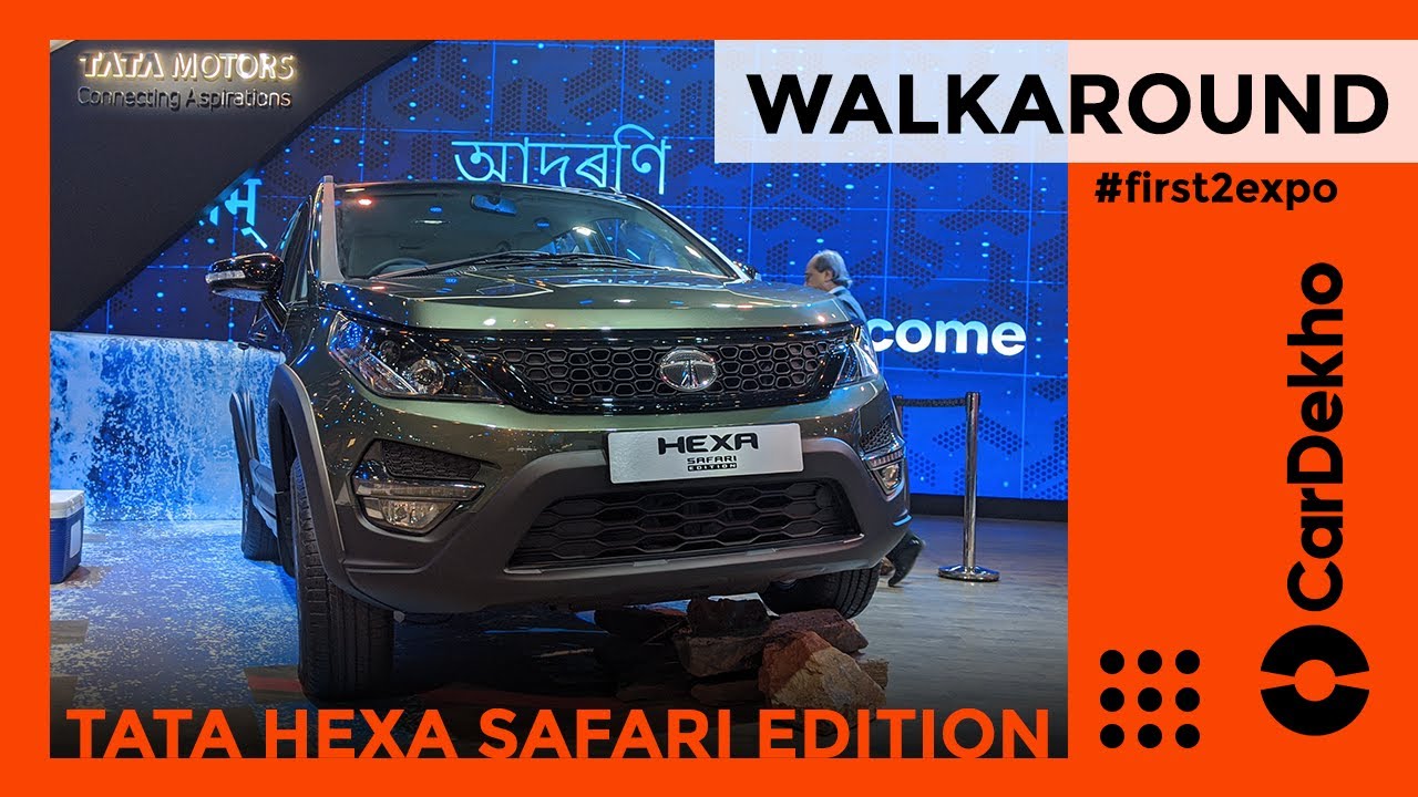 Tata Hexa Safari Edition Pays Tribute To Iconic SUV | Walkaround Review | Auto Expo 2020 | CarDekho