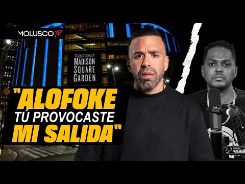 Molusco desmiente a ALOFOKE: “No me sacastes del Madison, yo me salí”