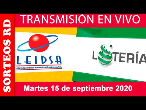 LEIDSA y Lotería Nacional en  VIVO / martes 15 de septiembre 2020