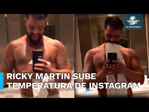 Ricky Martin publica video en poca ropa, al estilo de Britney Spears