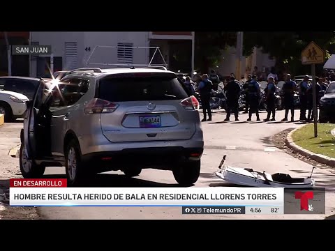 Dos policías y un hombre heridos tras incidente en Llorens Torres
