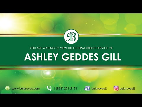 Ashley Geddes Gill Tribute Service