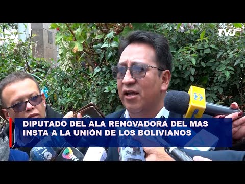 Diputado del ala radical del MAS  insta a la unión de los bolivianos