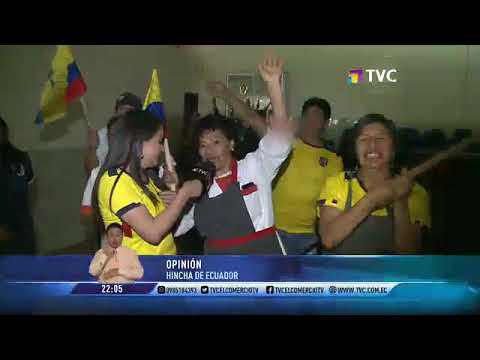 Tristeza y felicidad se vivieron en el partido de Ecuador vs Senegal