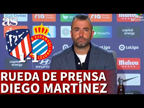 ATLÉTICO - ESPANYOL | Rueda de prensa de DIEGO MARTÍNEZ | Diario AS