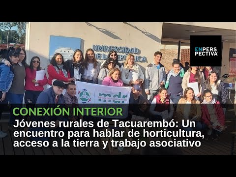 Jóvenes rurales de Tacuarembó: Un encuentro para hablar de horticultura, acceso a la tierra, y más