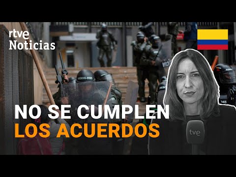 COLOMBIA: Los EMBERA aseguran recibir GOLPES en los DISTURBIOS y PETRO condena la VIOLENCIA | RTVE