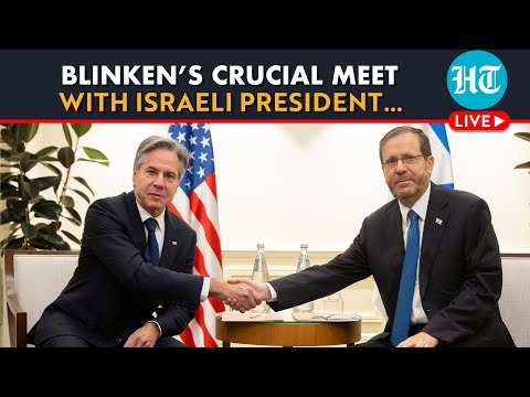 LIVE | Biden’s Top Diplomat Blinken Meets Israeli President As Netanyahu Threatens Rafah Invasion