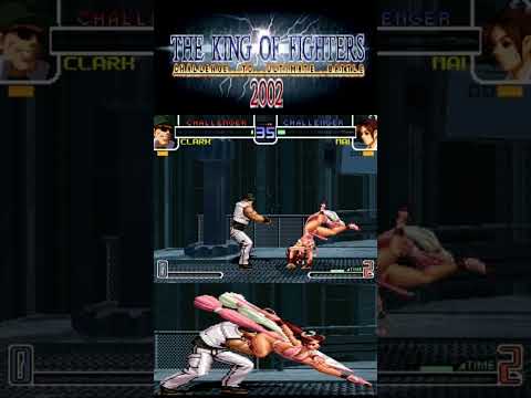 Clark VS Mai FREEZE GLITCH (KoF 2002)