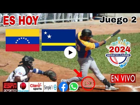 Venezuela vs. Curazao en vivo, donde ver, a que hora juega  Venezuela vs. Curazao béisbol 2024