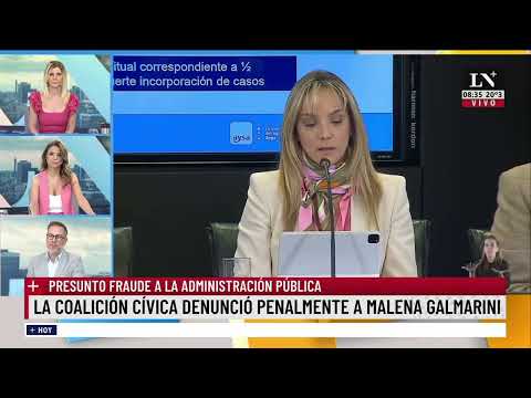 La coalición cívica denunció penalmente a Malena Galmarini; presunto fraude a la administración