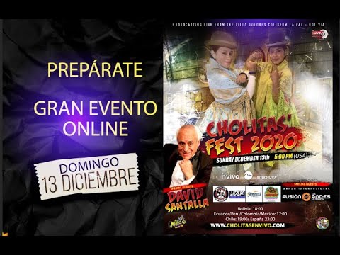 ? CHOLITAS FEST 2020 | EVENTO ONLINE DE LUCHA LIBRE | DOMINGO 13 DE DICIEMBRE ?