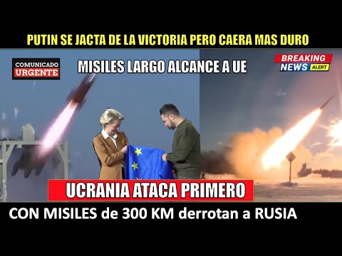 ULTIMO MINUTO! Ucrania ATACA primero con misiles de 300 km derrota a Rusia