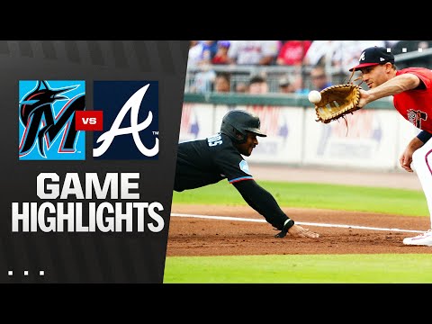 Marlins vs. Braves Game Highlights (8/8/25) | MLB Highlights