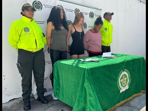 Policía capturó a ´Las Tóxicas´, banda de mujeres dedicadas a dopar y robar extranjeros en Cartagena