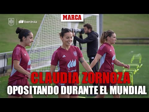 Claudia Zornoza, 32 años y opositando durante el Mundial femenino