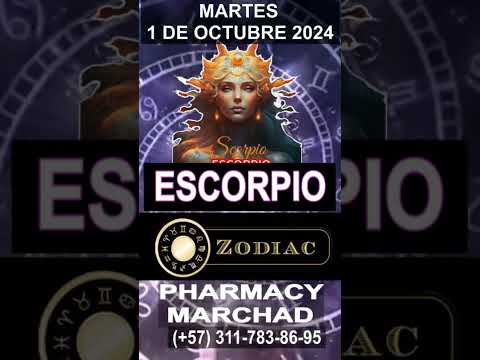 Horóscopo Diario - Escorpio - 1 de Octubre de 2024. #shorts