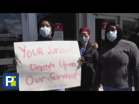 Tu supervivencia depende de la nuestra: protesta de médicos por falta de artículos de protección
