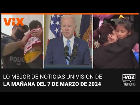 Lo mejor de Noticias Univision de la mañana | Jueves 7 de marzo de 2024