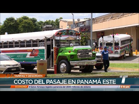 Denuncian altas tarifas y desorden en el transporte público de Panamá Este
