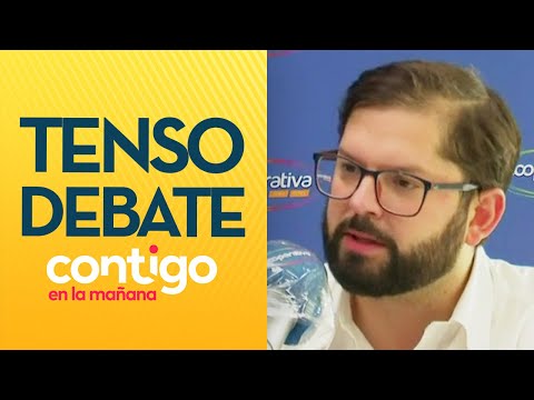 ¡HAY UN SESGO!: El tenso debate de presidente Gabriel Boric por Convención - Contigo en La Mañana