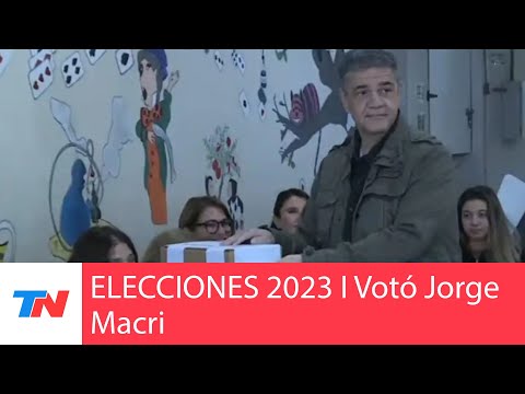 Jorge Macri votó y envió un mensaje a JxC: Mi expectativa es estar juntos al final del día