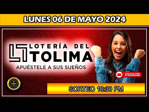 Resultado de LOTERIA DEL TOLIMA del LUNES 06 de Mayo 2024