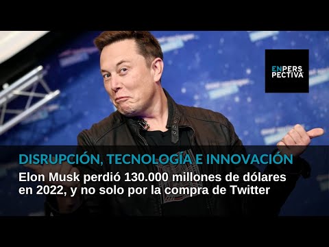 Elon Musk perdió 130.000 millones de dólares en 2022, y no solo por la compra de Twitter