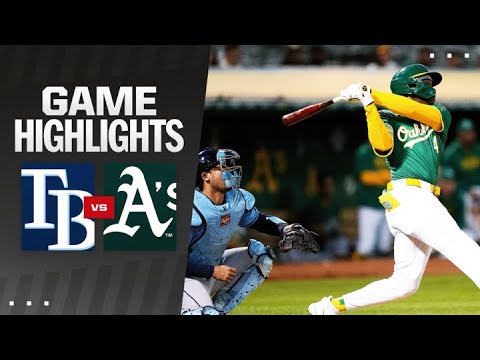 Rays vs. As Game Highlights (8/19/24) | MLB Highlights