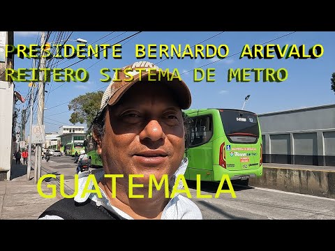 ESTO ESTÁ COMENZANDO Y EL SISTEMA DE METRO FUE OFRECIDO NUEVAMENTE ANOCHE POR BERNARDO AREVALO