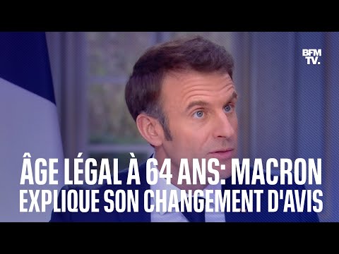La situation est différente: Emmanuel Macron justifie son changement d'avis sur l'âge légal