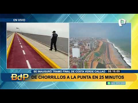 De Chorrillos a La Punta en 25 minutos: vehículos ya pueden circular en la Costa Verde Callao (2/2)