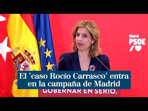 El 'caso Rocío Carrasco' entra en la campaña de Madrid con la número dos del PSOE: Te queremos