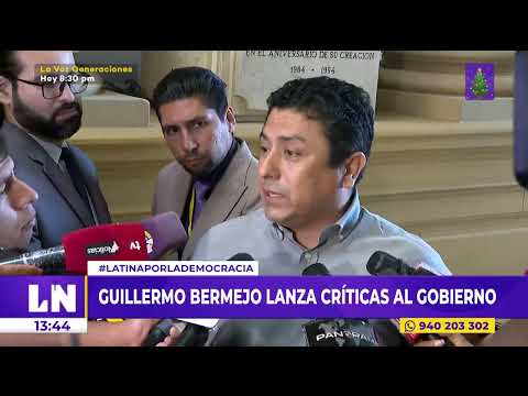 Guillermo Bermejo: Cuando un gobierno no tiene apoyo en la calle, cae tarde o temprano