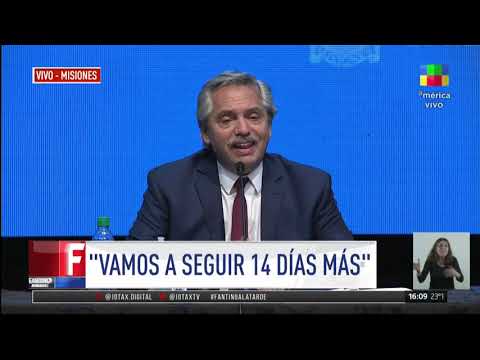 EL PRESIDENTE ALBERTO FERNÁNDEZ ANUNCIA LA NUEVA CUARENTENA ?