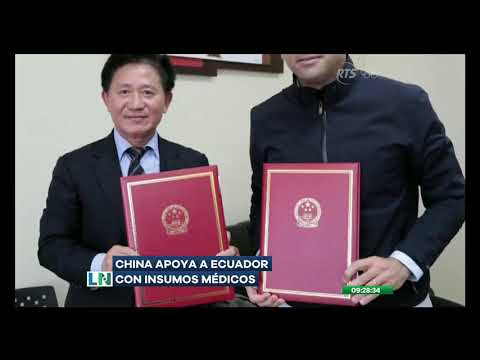 El gobierno de China donará mascarillas al Ecuador