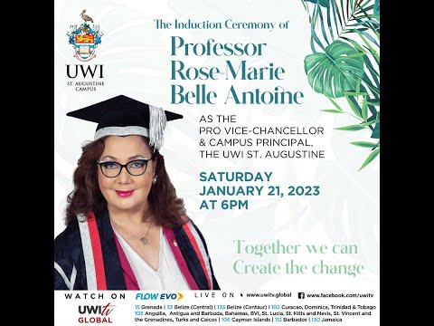 Induction Ceremony of Professor Rose-Marie Belle Antoine