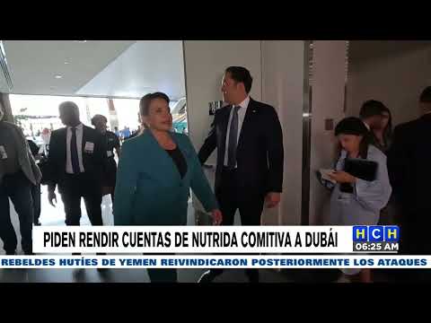 Piden rendir cuentas por nutrida comitida que viajó a Dubai con la presidenta Castro