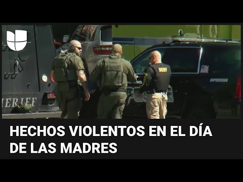 Fin de semana violento en EEUU: tiroteos en el Día de la Madre dejan varios muertos y heridos