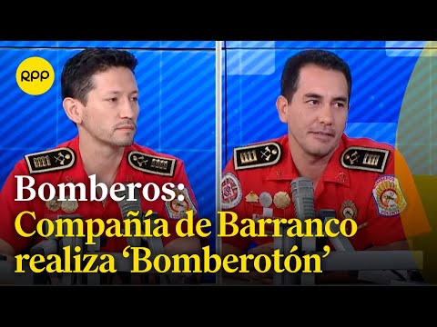 La Compañía de Bomberos de Barranco realiza un 'Bomberotón' para comprar unidades a escala