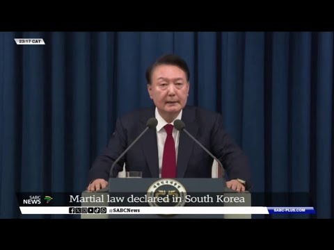 South Korea declares martial law