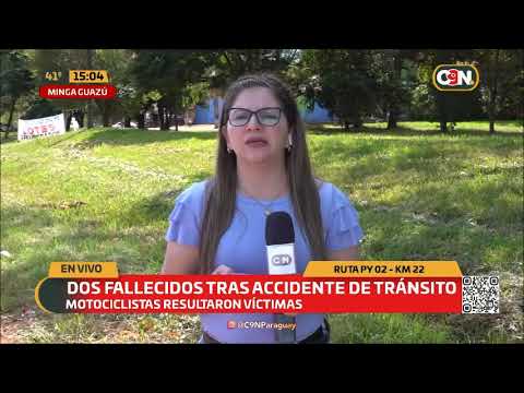 Dos personas fallecieron en accidentes de tránsitos en Alto Paraná