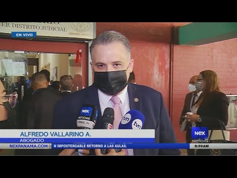 Declaraciones del Abogado Alfredo Vallarino, sobre el juicio oral dele expresidente Martinelli