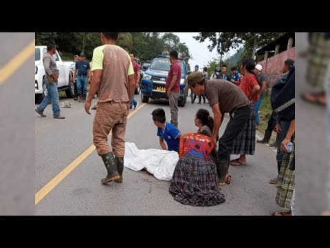 Mujer muere atropellada en la ruta  de Cobán a Chisec