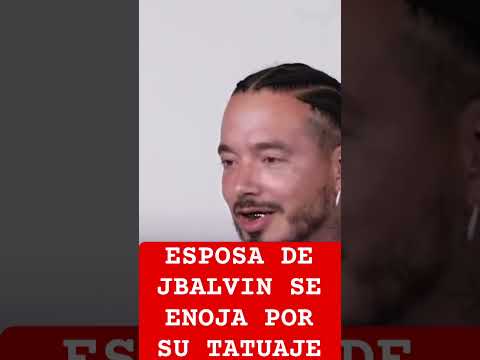 Esposa de J Balvin se enoja por su tatuaje de Rihanna