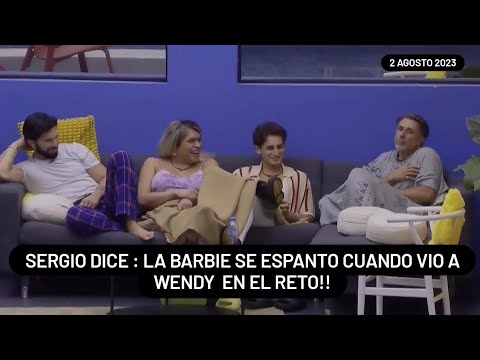 Sergio Dice La Barbie Se Espanto Cuando Vio A Wendy En El Reto || 2-8-2023 || #lcdlfmx